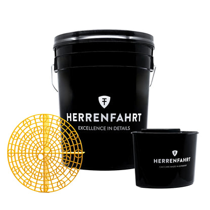 Profi-Wascheimer mit Schmutzsieb, Deckel und Halterung
